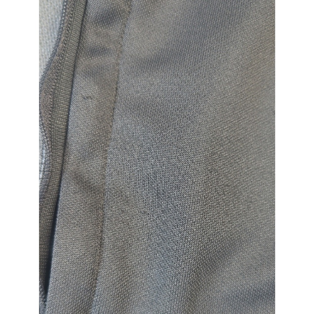 adidas Gray Joggers Adult Size S White Stripes Ankle Zip Athletic Pants - Picture 9 of 16